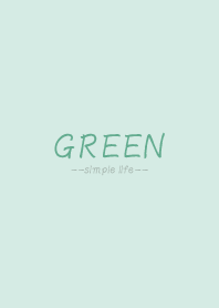 極簡生活-淺綠色系列