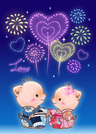Little Pig Amy~Love the fireworks