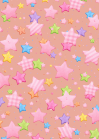 Colorful Stars02 pink & blue