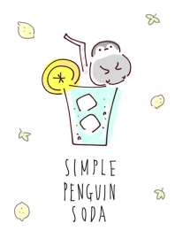 Simple penguin soda