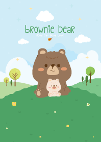 Chill Brownie Bear Kawaii