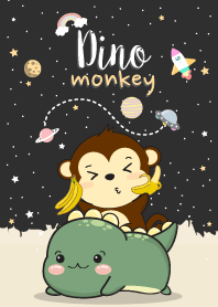 Dino and Monkey. galaxy