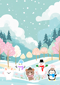 Kawaii scandinavian style(Winter-597)