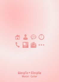 Simple Simple /WC/ Light red