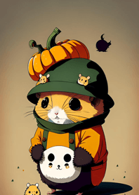 Halloween Hamster a17057