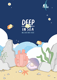 Deep in Sea BlueBeige