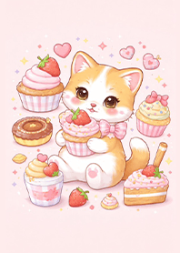 Neko and sweets (Pp).