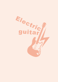 Electricguitar Deep baby pink