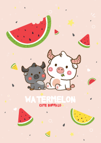 Buffalo Watermelon Kawaii