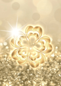 Fortune up Gold Clover Champagnegold
