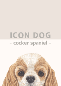 ICON DOG - Cocker Spaniel - BEIGE/04
