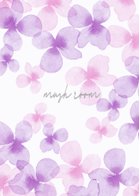 Hydrangea purple mush #pop