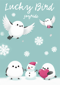 Lucky BirdLong-tailed Tit2 Blue-green