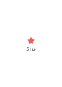 Watercolor Star *White*