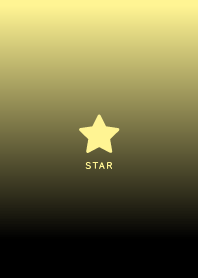 Simple Lucky Star Gradation/Pale Yellow