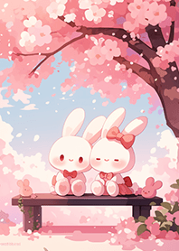 可愛兔兔の櫻花樹❤
