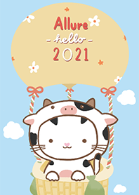 Allure goofy cat: Hello 2021