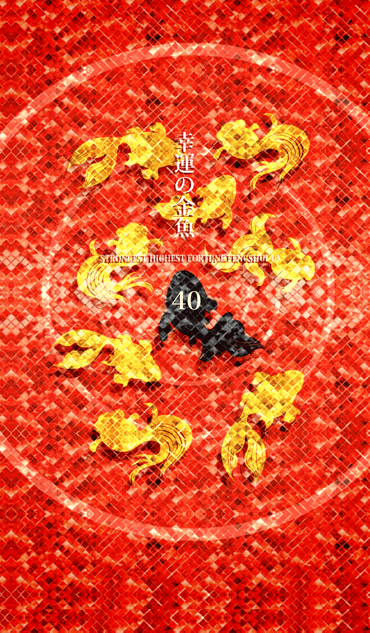 最強最高金運風水 幸運の金魚 40