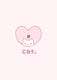 แมว สตรอเบอร์รี่ [สีชมพู]