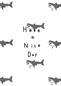 良い日を！サメだらけ。