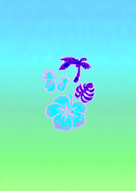 Summer Summer Tropical Light Blue
