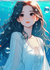 Cute and fresh woman drawing nov.17