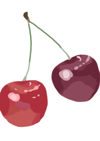 cherry pink red