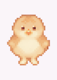 Chick Pixel Art Theme  Purple 03