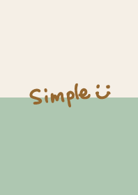 Simple smile Beige and khaki18