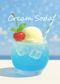 CreamSoda blue hawaii