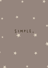 グレージュとベージュ星