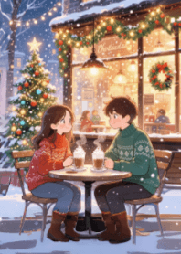 Cute Christmas Couple V.2