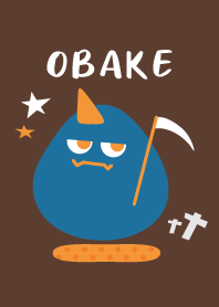OBAKE - cute little ghosts BROWN