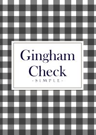 Gingham Check-Black 23