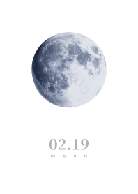 Moon - February 19th - White