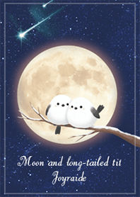 Full moon and long-tailed tit_2