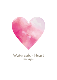 Watercolor Heart. 3 -MEKYM-
