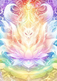 Rainbow lotus divine nine-tailed fox JP