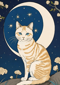 Cat under the Moon 4f86eE
