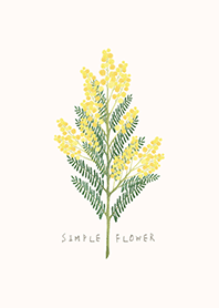 SIMPLE FLOWER -ミモザ-