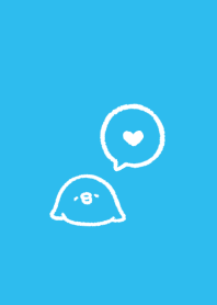 Chill out chick.(blue&green04)