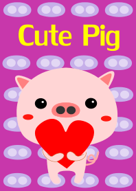 Cute pink Pig