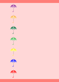 lovely rainy day02 on red