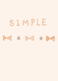 Theme of a dull color orange ribbon