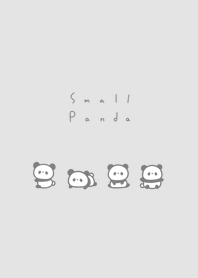 Small Panda /gray white (filled/