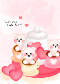 Mini bear in the coffee cup 18