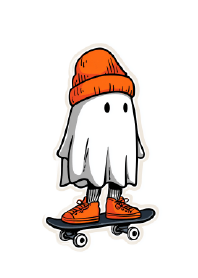 Skater Ghost: Orange Street Vibe