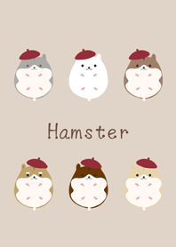 Hamsters in berets