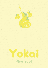 Yokai fire soul  yellow flower