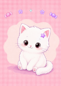 Cute little pink kitten 4_35